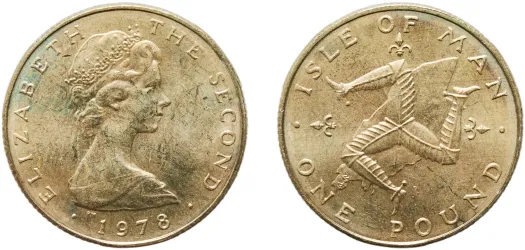 1 Pound - Elizabeth II (2nd portrait) 1978 PM (UNC) - Pobjoy Mint