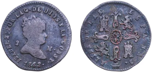 10 Centimos - Alfonso XII 1878 OM (VF) - Spain | Coins NB