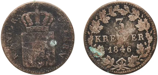 1 Groschen - George V 1859 (VF) - Hanover Mint - Germany | Coins