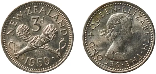 1 Dollar - Elizabeth II (2nd Portrait; Royal Visit) 1970 (UNC