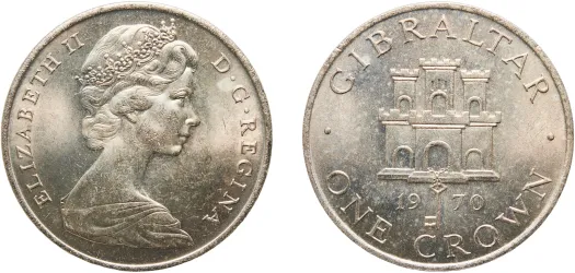 1 Crown - Elizabeth II (U.S.S. Philadelphia) 1993 (UNC) - Pobjoy