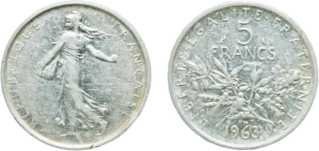 5 Francs 1963 (XF) - Paris Mint - France | Coins NB - Auction