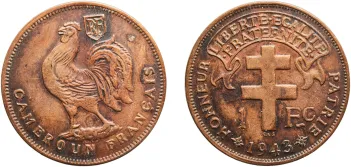 1 Franc (Essai) 1948 (NGC MS 65) - Paris Mint - Cameroon | Coins