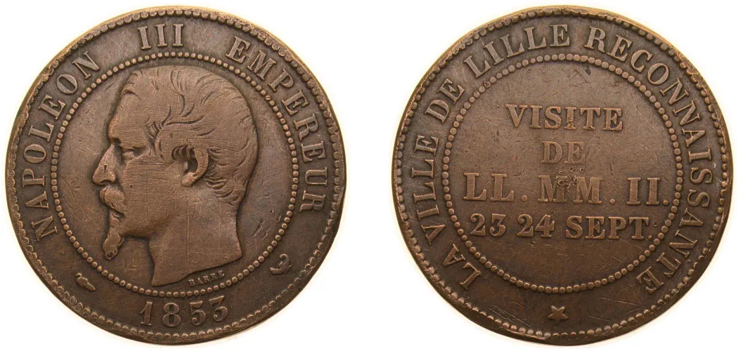 Jeton Banque De France An VIII - Refrappe 1860-1879 - Argent - 24,3g - Feu.4951