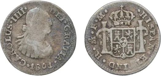 8 Reales - Charles IV 1806 Mo TH (VF) - Mexico City Mint - Mexico