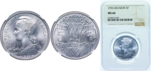 1955 5 Francs (NGC MS 66) - Paris Mint - France | Coins NB