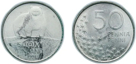 10 Pennia - Nicholas II 1917 (NGC MS 63) - Finland | Coins NB