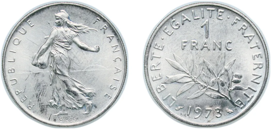1973 1 Franc (Signature 