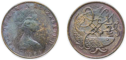 1980 1 Crown 200th Anniversary of the Derby-Isle of Man | Coins NB