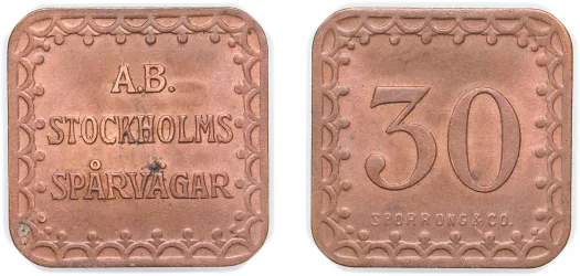 ½ Skilling - Charles XIV Johan 1822 (VF) - Sweden | Coins NB