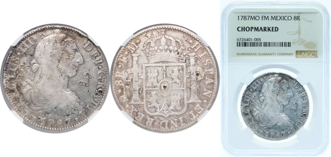 1787 FM 8 Reales - Carlos III -Mexico | Coins NB - Auction