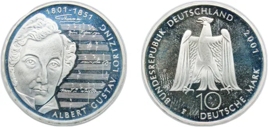 1988 D 10 Deutsche Mark (Arthur Schopenhauer) (UNC) - Munich Mint