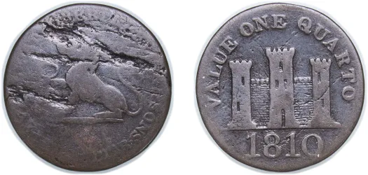 1 Crown - Elizabeth II (U.S.S. Philadelphia) 1993 (UNC) - Pobjoy