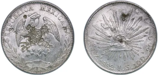 1878 Zs JS 8 Reales (NGC CHOPMARKET) - Zacatecas Mint - Mexico