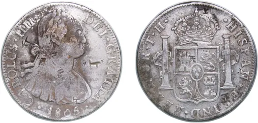 1787 FM 8 Reales - Carlos III -Mexico | Coins NB - Auction