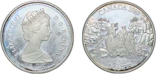 1 Dollar - Elizabeth II (MacKenzie River) 1989-Canada | Coins NB