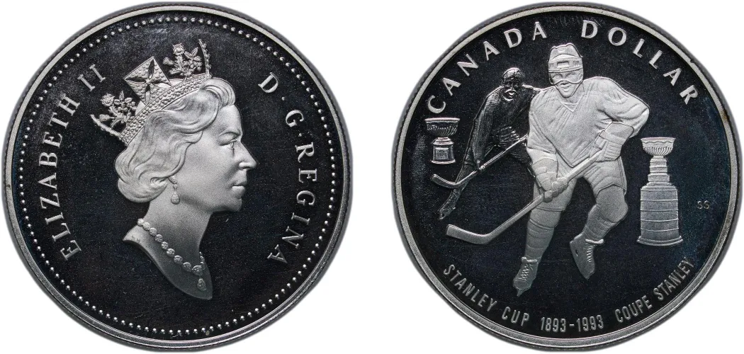 1 Dollar - Elizabeth II (Stanley Cup) 1993 (PF) - Royal Canadian