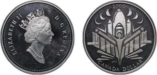 1 Dollar - Elizabeth II (McIntosh Apple) 1996 (PF) - Royal