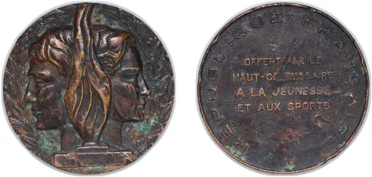 France Kingdom 1674 Jeton - Louis XIV (TRESORROVAL) Copper 7.45g