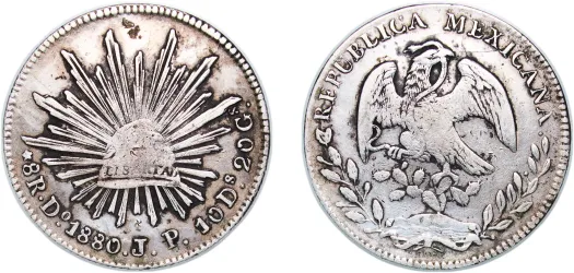 1878 Zs JS 8 Reales (NGC CHOPMARKET) - Zacatecas Mint - Mexico