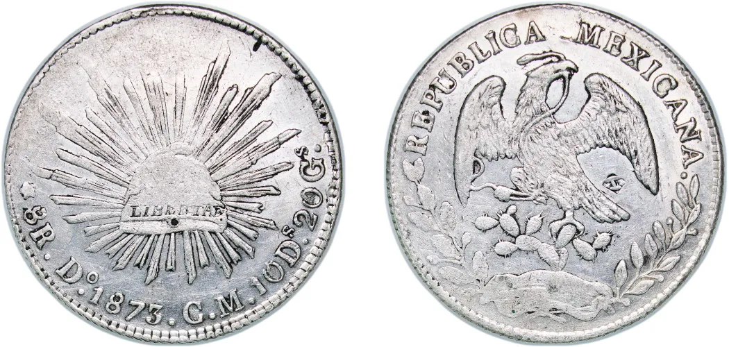 REBORNリトルアクセサリーコレクション8種＋BOX購入特典 白蘭雲雀シクレ他 8 Reales 1873 Do CM-Mexico | Coins NB - Auction - CoinsNB E-Auction