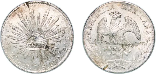 8 Reales - Charles IV 1806 TH (AU) - Mexico City Mint - Mexico