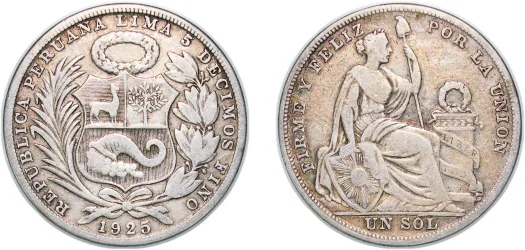 1876 2 Centavos (XF) - Peru | Coins NB - Auction - CoinsNB E-Auction