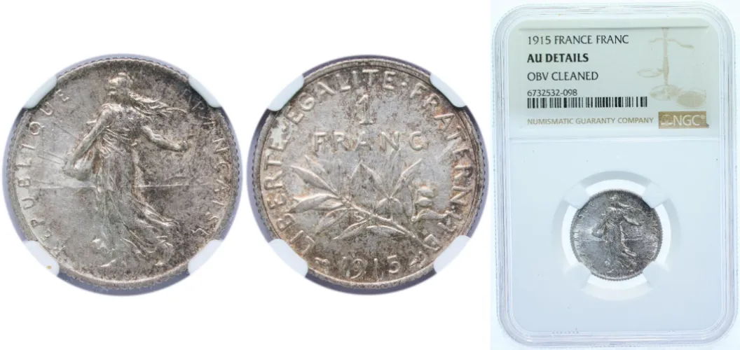 1 Franc 1915-France | Coins NB - Auction - CoinsNB E-Auction