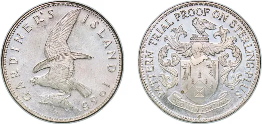 Token - Gardiner's Island Pattern Trial, Fantasy Coinage 1965 FM