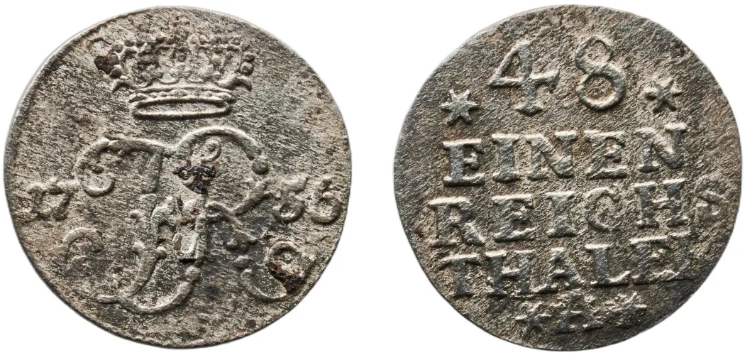 1⁄48 Thaler - Adolphus Frederick IV 1756 A (XF) - Germany | Coins