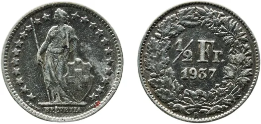 10 Rappen (Libertas; copper-nickel) 1978 (UNC) - Bern Mint