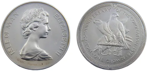 1980 1 Crown 200th Anniversary of the Derby (BU) - Isle of Man