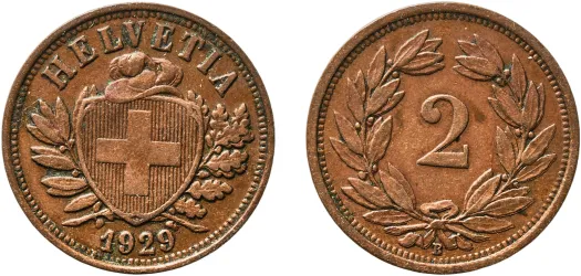 5 Francs (Herdsman; copper-nickel; embossed edge) 1968 B