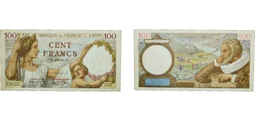 5 Francs - Charles X (2nd type) 1828 A Wonderful patina (AU