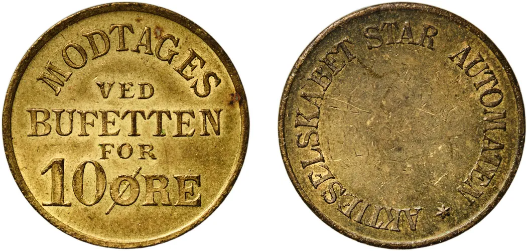 Token - Modtages ved Buffeten for 10 Øre, Aktieselskabet Admiral
