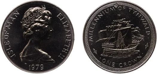 1989 1 Crown 200th Anniversary of Mutiny on the Bounty (UNC