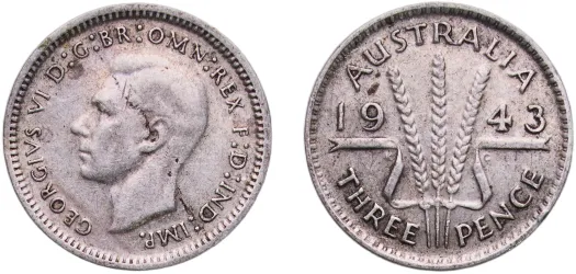 1925 3 Pence - George V (VF) - Australia | Coins NB - Auction
