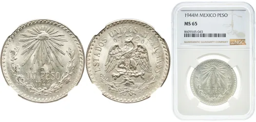 1 Peso 1873 Go S (XF) - Guanajuato Mint - Mexico | Coins NB